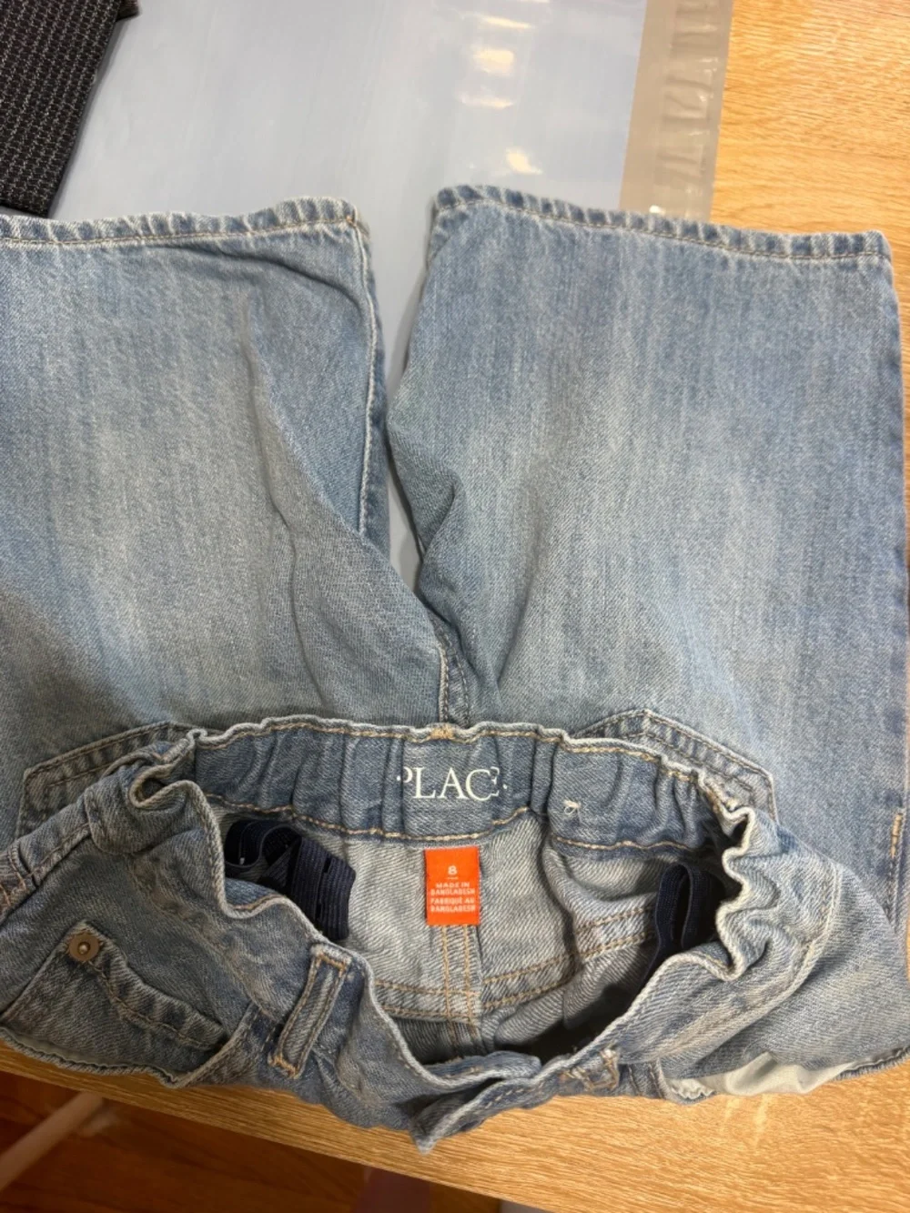 The Children's Place Boys Size 8 Denim Jean Shorts Light Wash Casual Summer